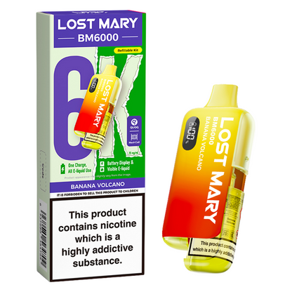 Lost Mary BM6000 Prefilled Vape Pod Kit Pk of 5 Lost Mary