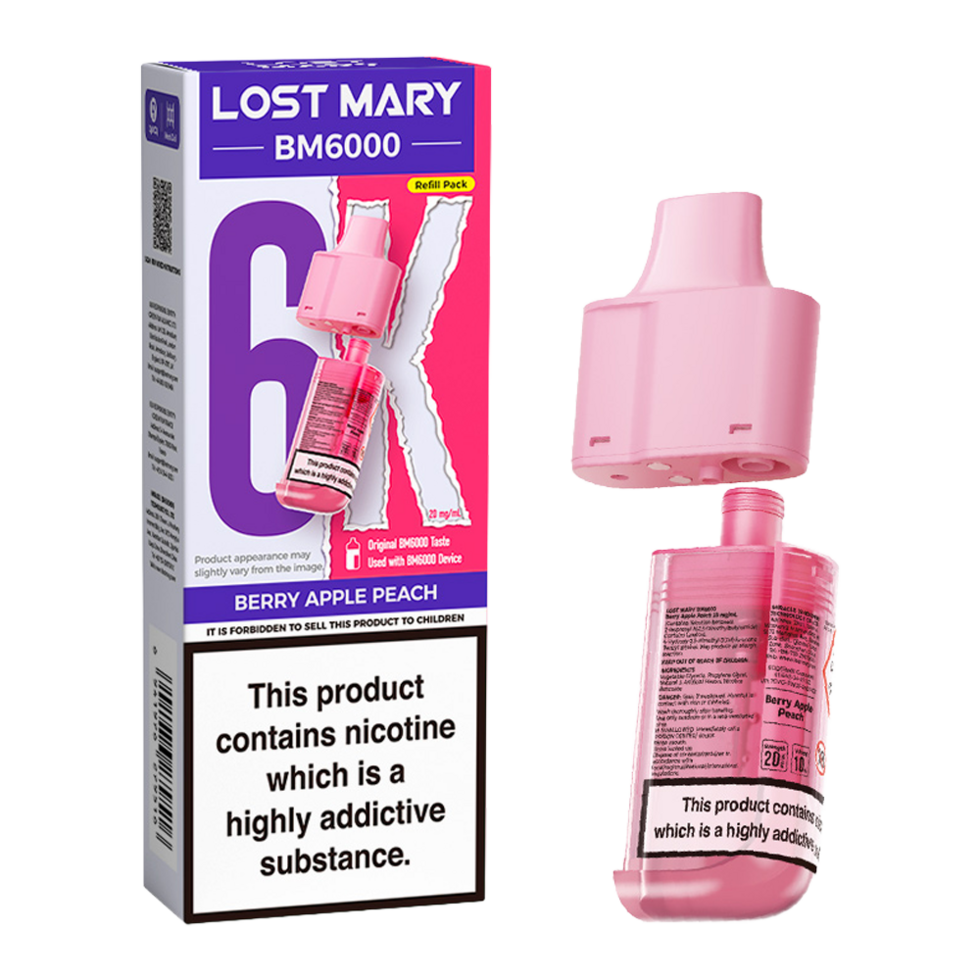 Lost Mary BM6000 Replacement Pods Pk of 5 Lost Mary