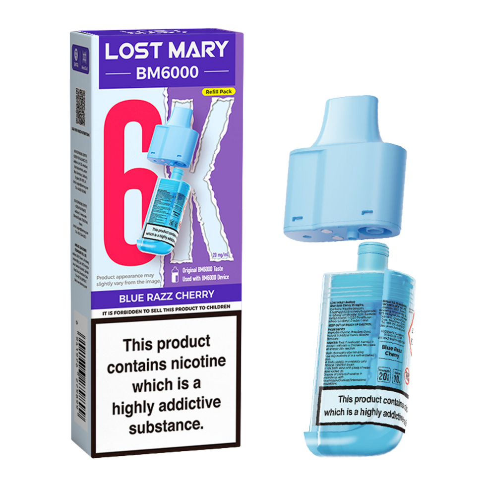 Lost Mary BM6000 Replacement Pods Pk of 5 Lost Mary