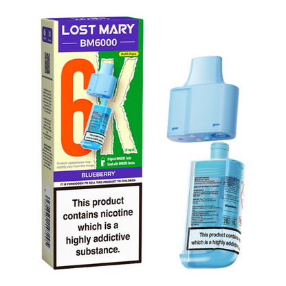 Lost Mary BM6000 Replacement Pods Pk of 5 Lost Mary