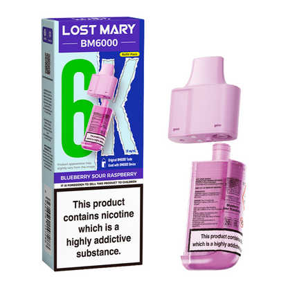 Lost Mary BM6000 Replacement Pods Pk of 5 Lost Mary