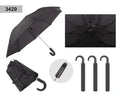 Gents 2 Fold Automatic Umbrella Black (12 Packs) by Gents 2