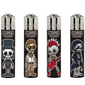 Clipper Flint Assorted Designs - "Skull Parade" Lighter [8447218273963] (48 Pack) Clipper