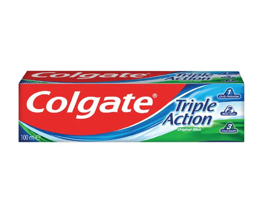 COLGATE TOOTHPASTE TRIPLE ACTION 100ML EU – 12PK by Colgate