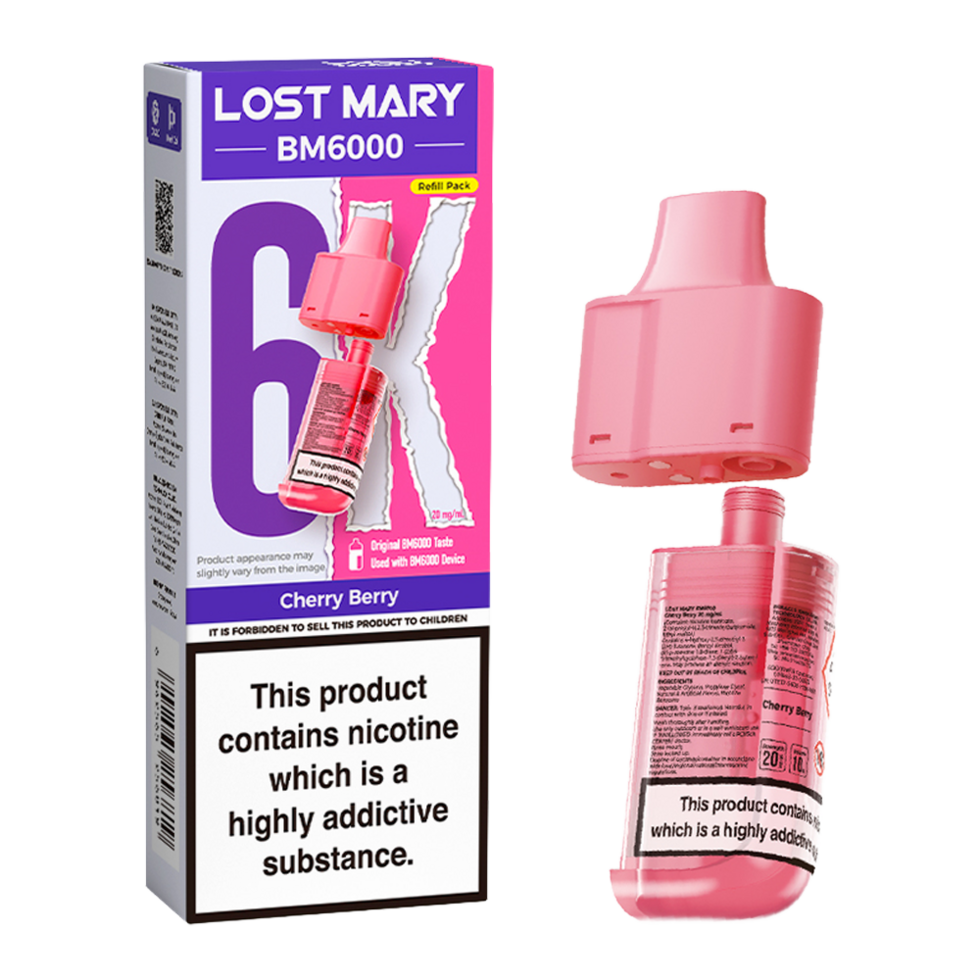 Lost Mary BM6000 Replacement Pods Pk of 5 Lost Mary