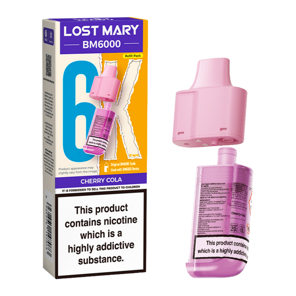 Lost Mary BM6000 Replacement Pods Pk of 5 Lost Mary