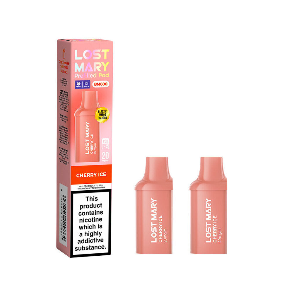 Lost Mary BM600 Replacement Pods 2's Pk of 10 2x10 Lost Mary