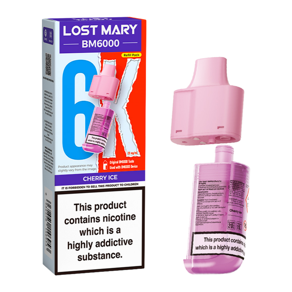 Lost Mary BM6000 Replacement Pods Pk of 5 Lost Mary