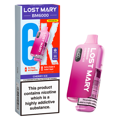 Lost Mary BM6000 Prefilled Vape Pod Kit Pk of 5 Lost Mary