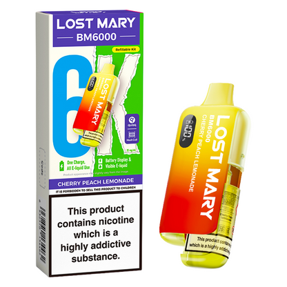 Lost Mary BM6000 Prefilled Vape Pod Kit Pk of 5 Lost Mary