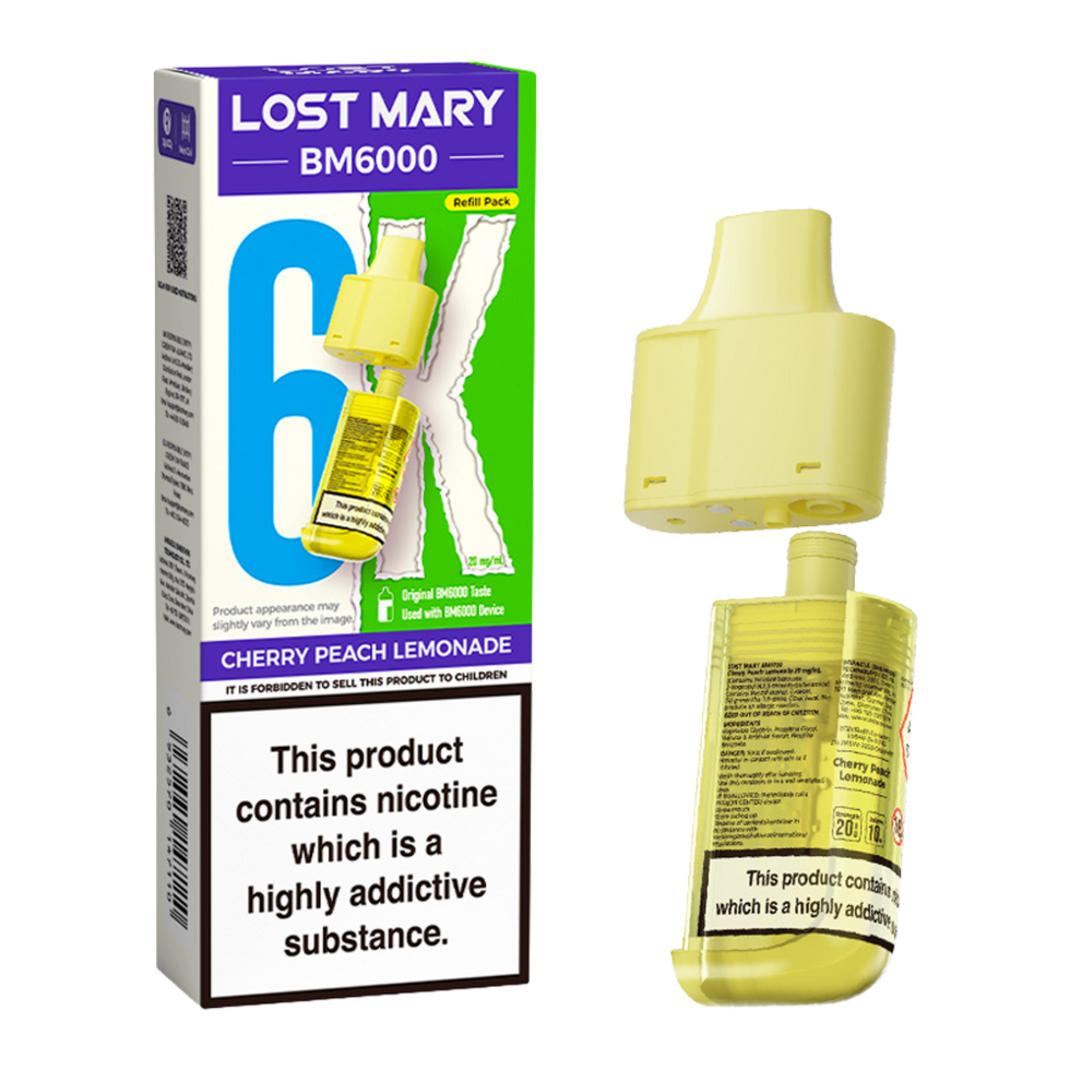 Lost Mary BM6000 Replacement Pods Pk of 5 Lost Mary