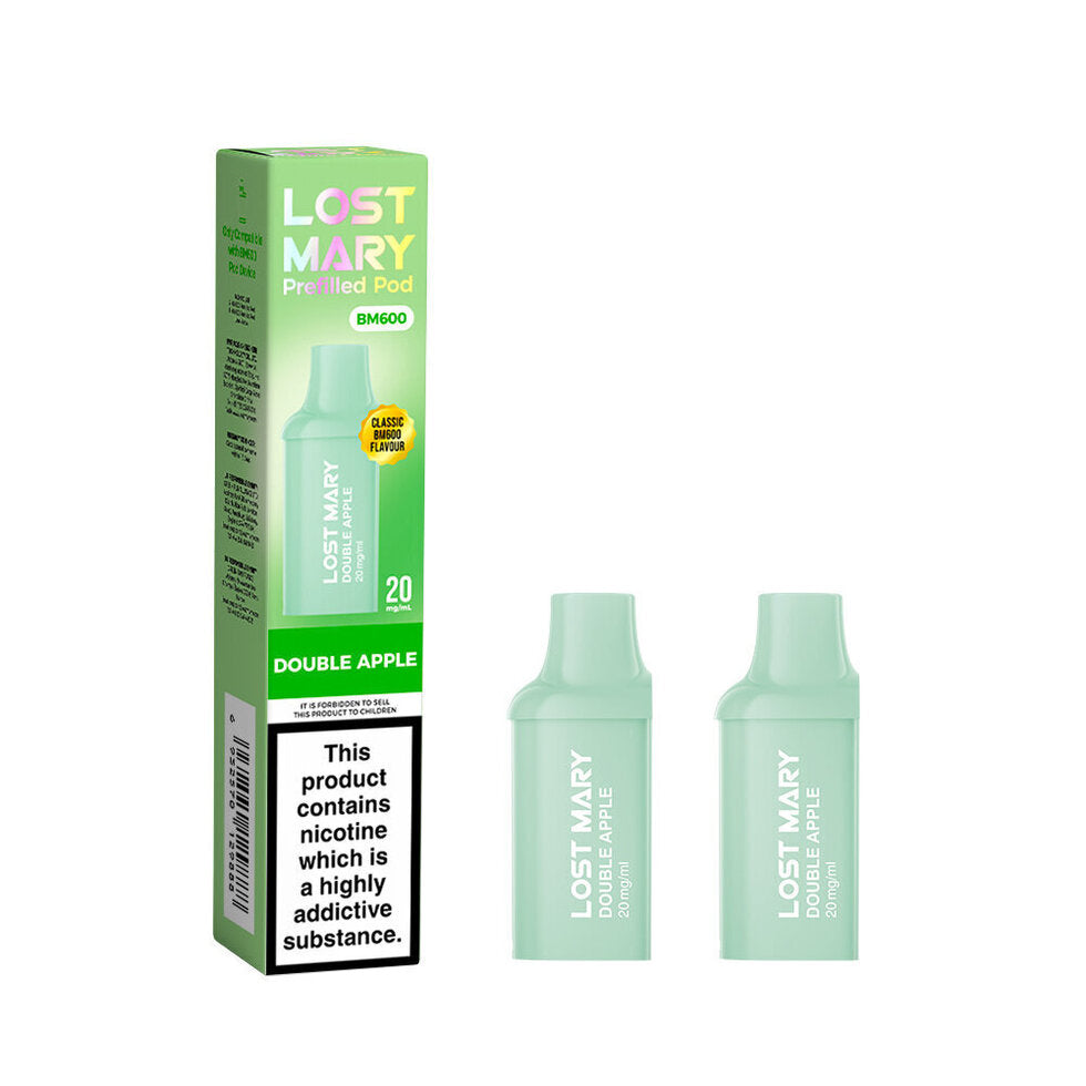 Lost Mary BM600 Replacement Pods 2's Pk of 10 2x10 Lost Mary