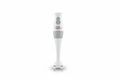 KitchenPerfected Hand Blender 2 Speed, white handheld blender with grey grip
