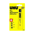 UHU all-purpose glue 20ml blister pack, yellow packaging