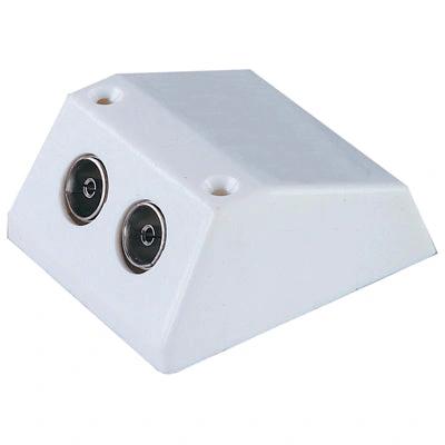 2 Way Surface Coaxial TV Twin Outlet (1)