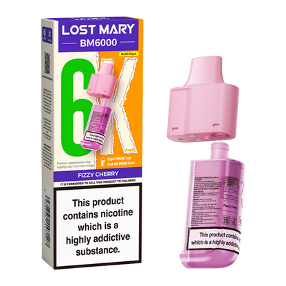 Lost Mary BM6000 Replacement Pods Pk of 5 Lost Mary