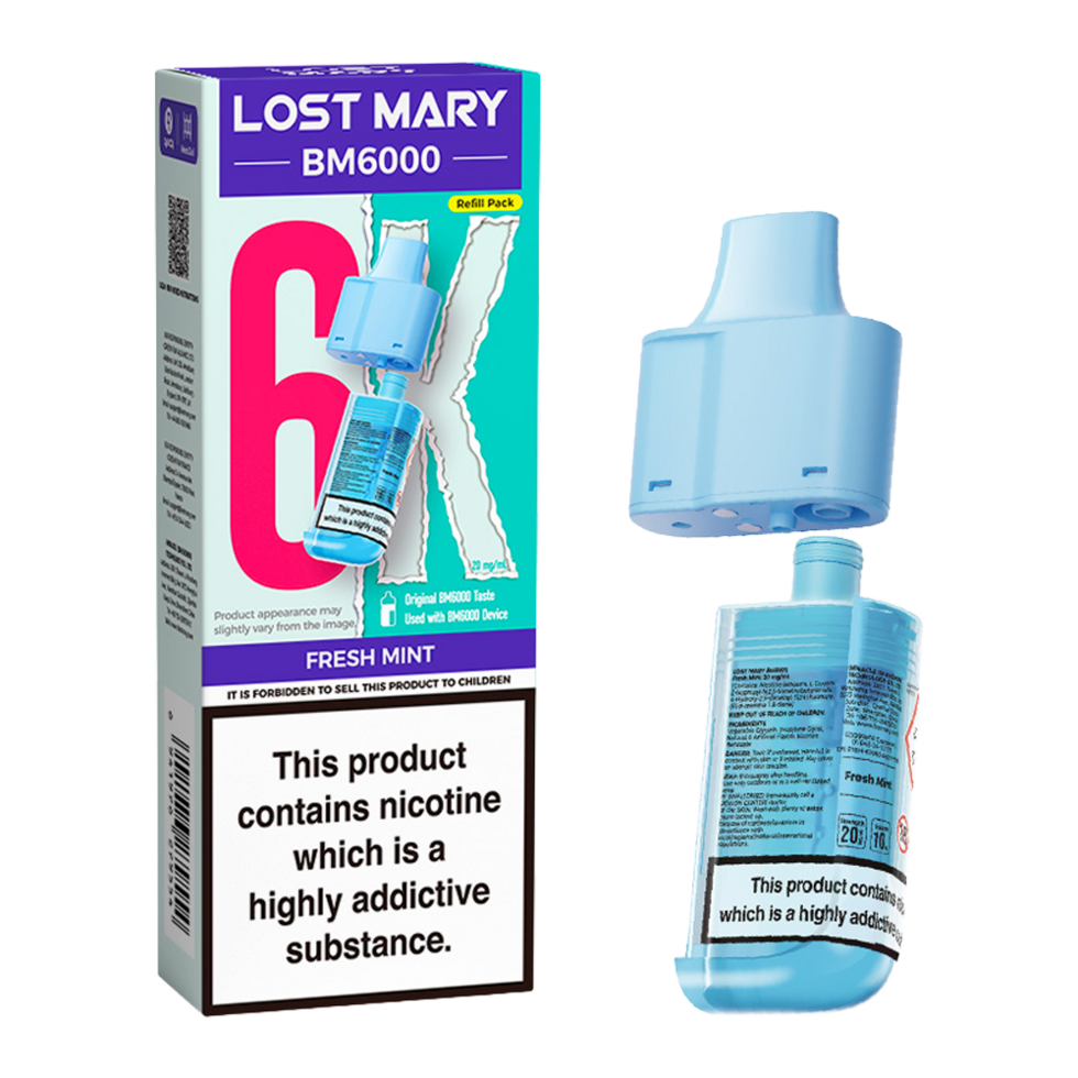 Lost Mary BM6000 Replacement Pods Pk of 5 Lost Mary