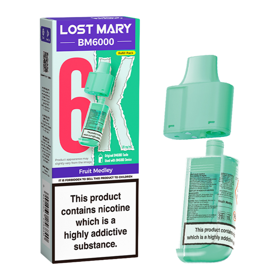 Lost Mary BM6000 Replacement Pods Pk of 5 Lost Mary