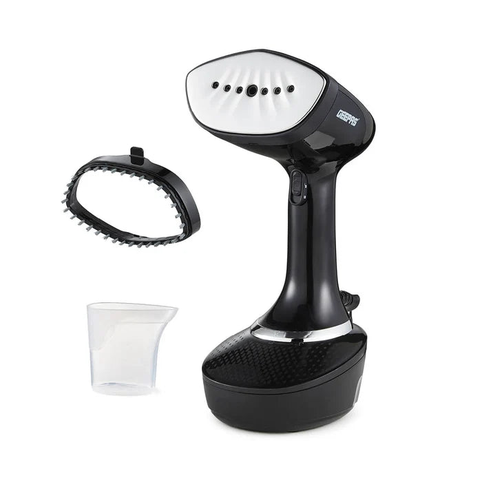 Geepas Garment Steamer 1500W Vertical Black Handheld 400ml GGS25040UK Audiotech Systems LTD T/A 121 Wholesale
