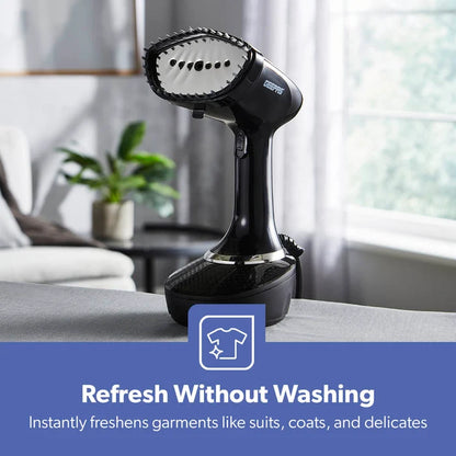 Geepas Garment Steamer 1500W Vertical Black Handheld 400ml GGS25040UK Audiotech Systems LTD T/A 121 Wholesale