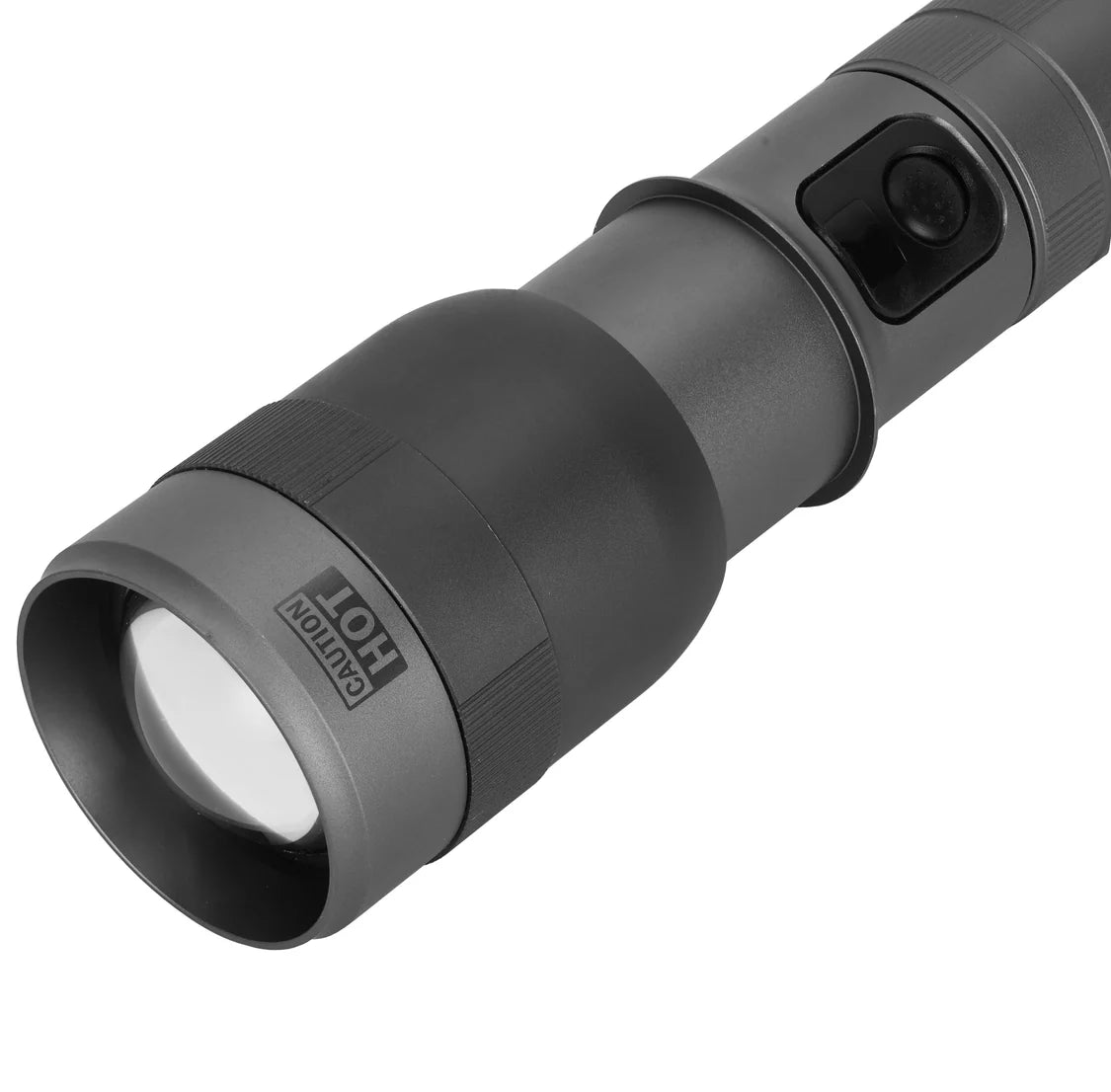 Torch Rechargeable Zoomable Long Range - 60W LED Flashlight 3000 Lumen Super Bright Powerful 5000mAh Battery GFL3874Z Geepas