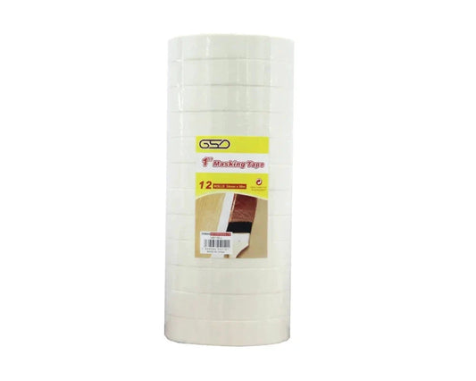 1" Masking Tape (Pack of 12).