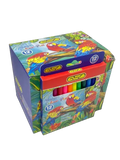 Bic GSD watercolour pen set, 12-color markers in a bright parrot-themed box