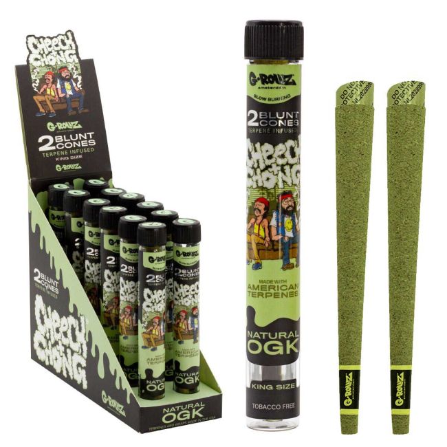 G-ROLLZ Cheech & Chong Tepene Blunt Cones (12 Pack) Cyclones