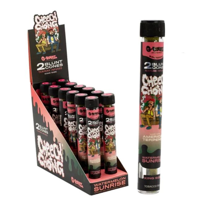 G-ROLLZ Cheech & Chong Tepene Blunt Cones (12 Pack) Cyclones