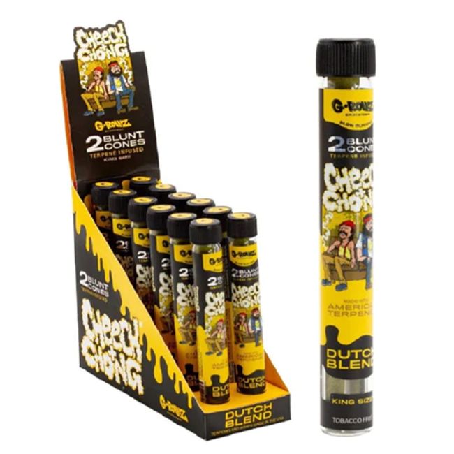 G-ROLLZ Cheech & Chong Tepene Blunt Cones (12 Pack) Cyclones