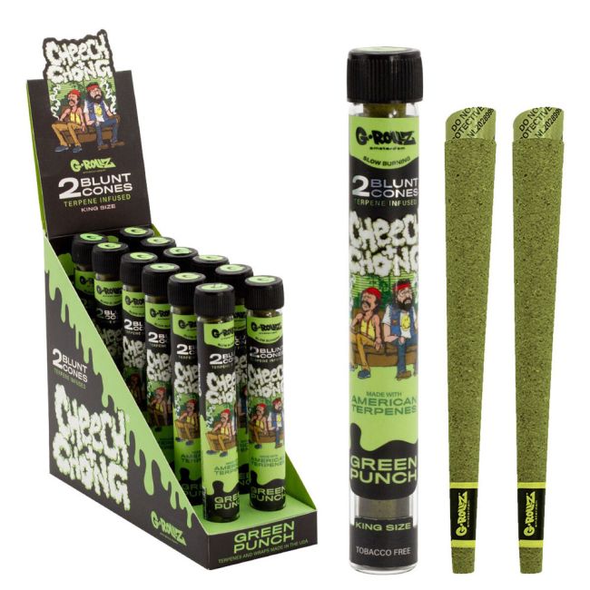 G-ROLLZ Cheech & Chong Tepene Blunt Cones (12 Pack) Cyclones