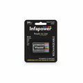 Infapower rechargeable battery packaging on a white background