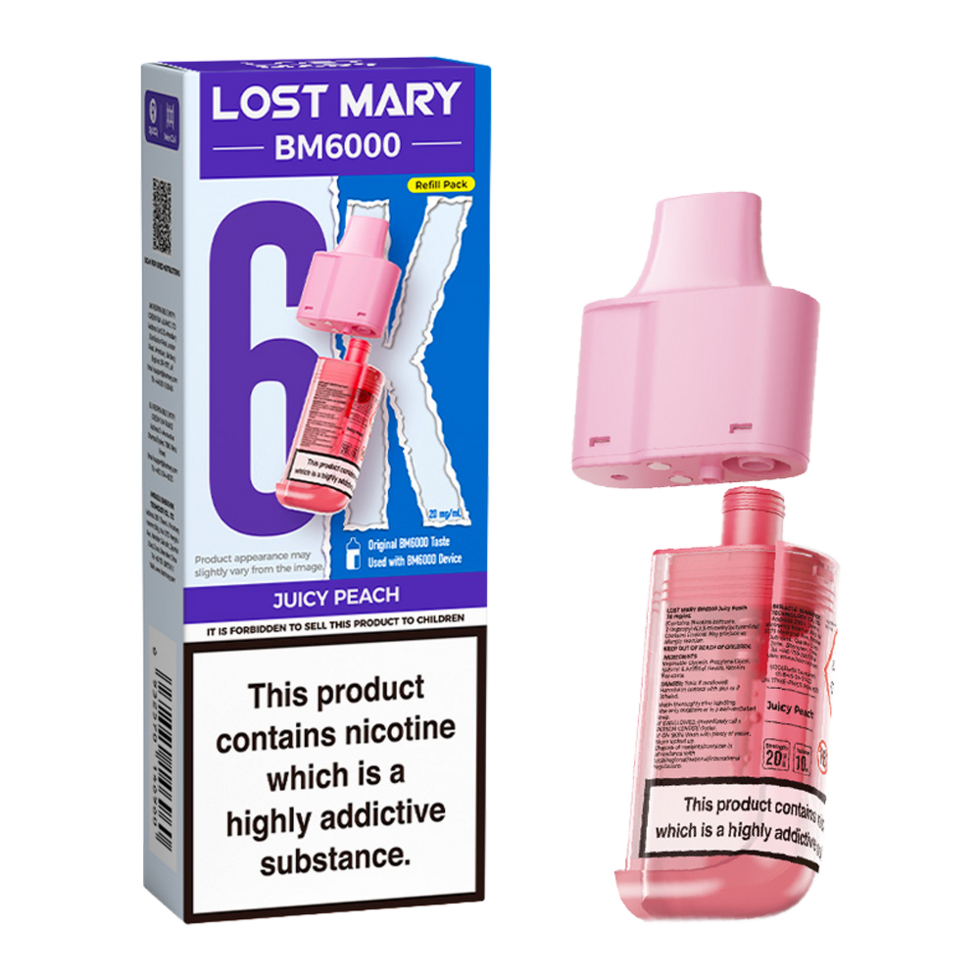Lost Mary BM6000 Replacement Pods Pk of 5 Lost Mary