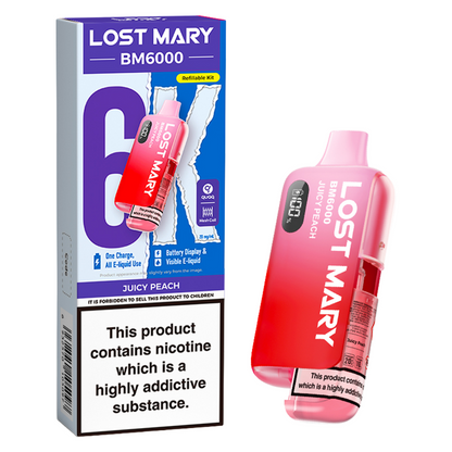 Lost Mary BM6000 Prefilled Vape Pod Kit Pk of 5 Lost Mary