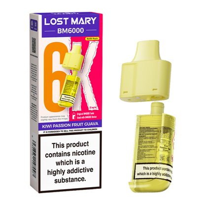 Lost Mary BM6000 Replacement Pods Pk of 5 Lost Mary