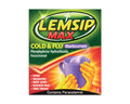 Lemsip MAX Cold & Flu sachets, blackcurrant flavor, Lemsip brand medicine