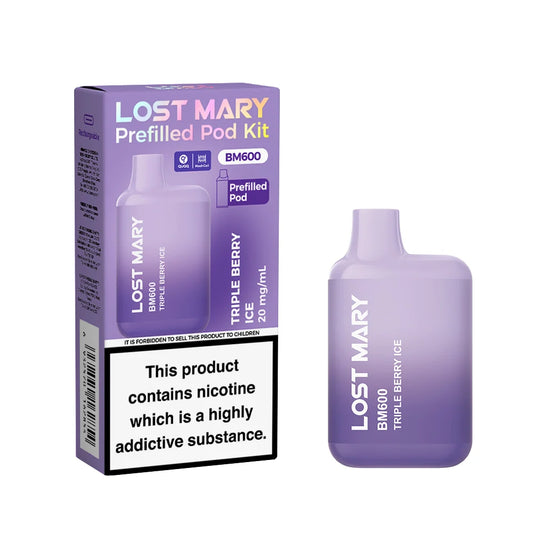 Lost Mary BM600 Prefilled Vape Pod Kit Pk of 10 Lost Mary