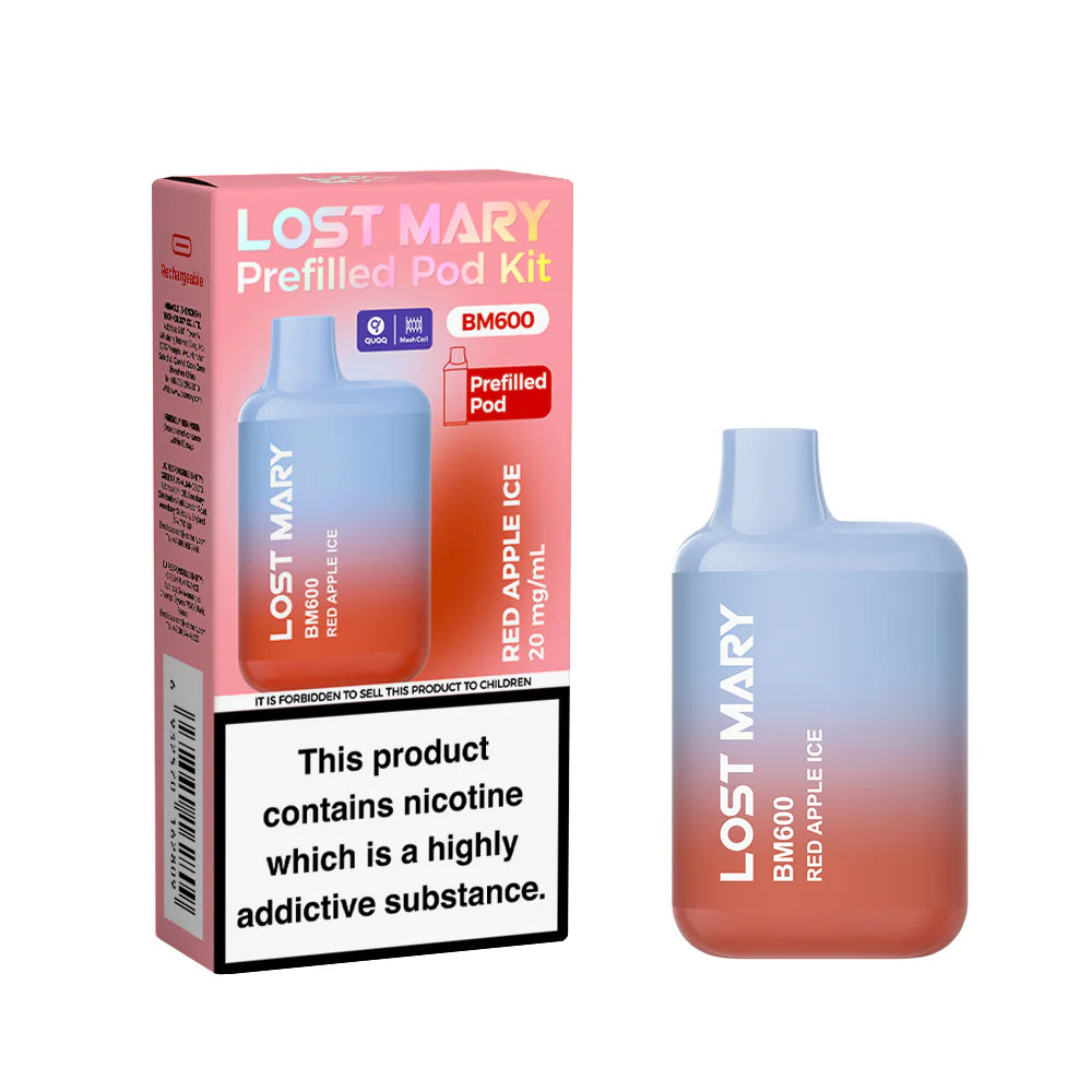 Lost Mary BM600 Prefilled Vape Pod Kit Pk of 10 Lost Mary