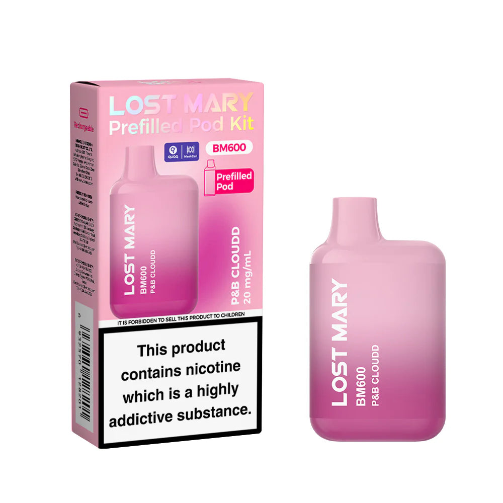 Lost Mary BM600 Prefilled Vape Pod Kit Pk of 10 Lost Mary