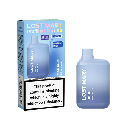 Lost Mary BM600 Prefilled Vape Pod Kit Pk of 10 Lost Mary