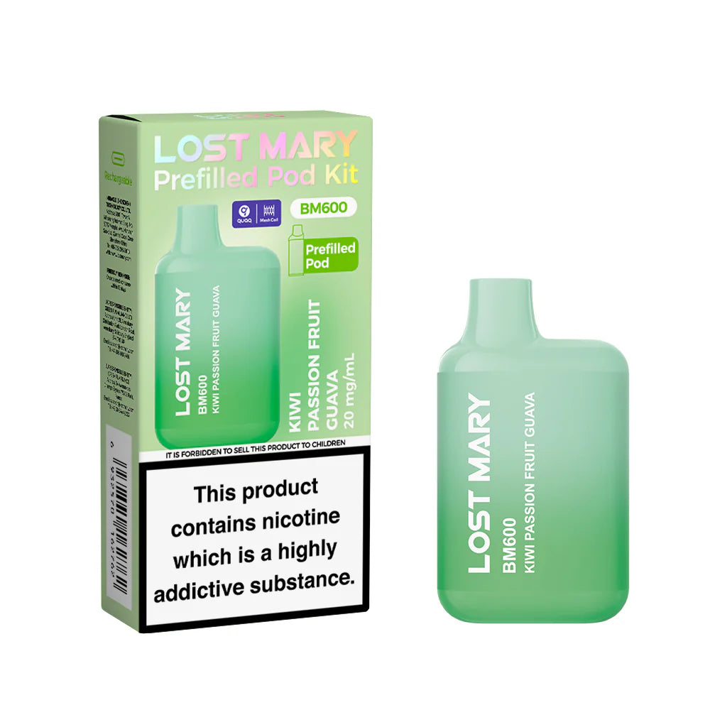 Lost Mary BM600 Prefilled Vape Pod Kit Pk of 10 Lost Mary