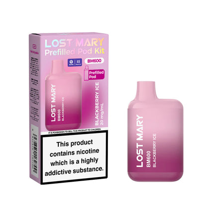 Lost Mary BM600 Prefilled Vape Pod Kit Pk of 10 Lost Mary