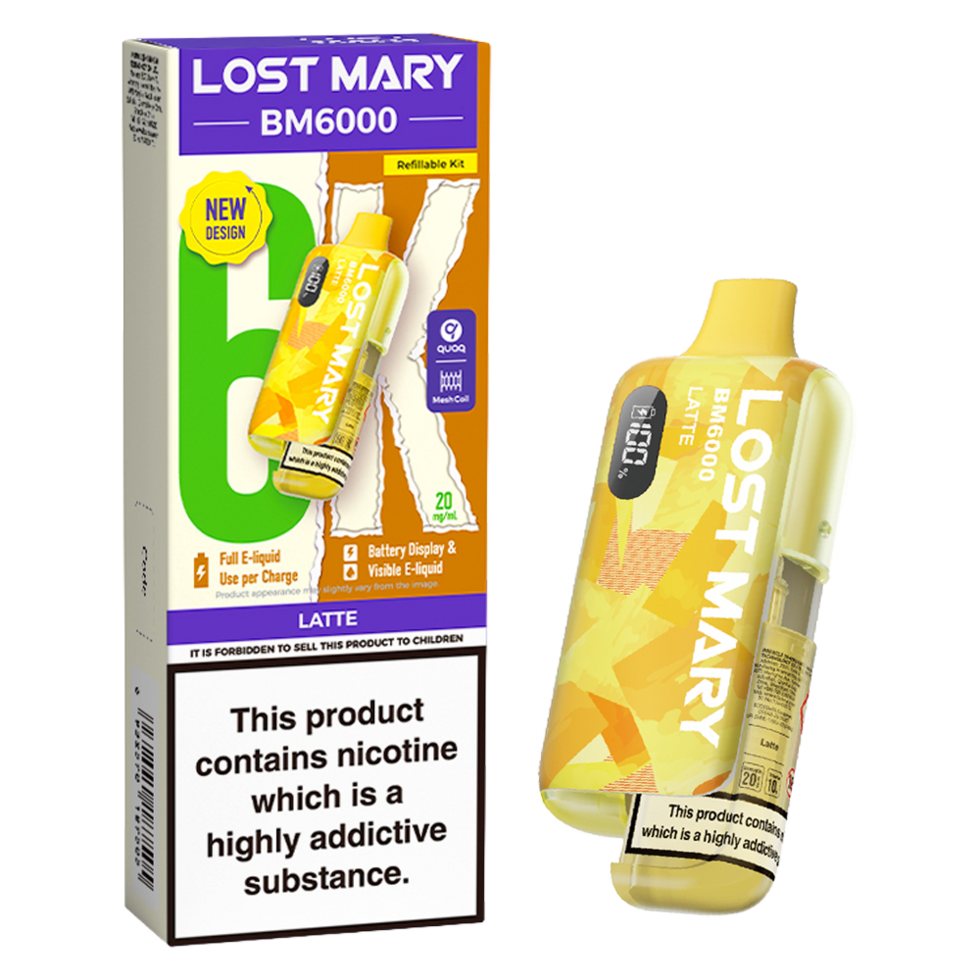 Lost Mary BM6000 Prefilled Vape Pod Kit Pk of 5 Lost Mary