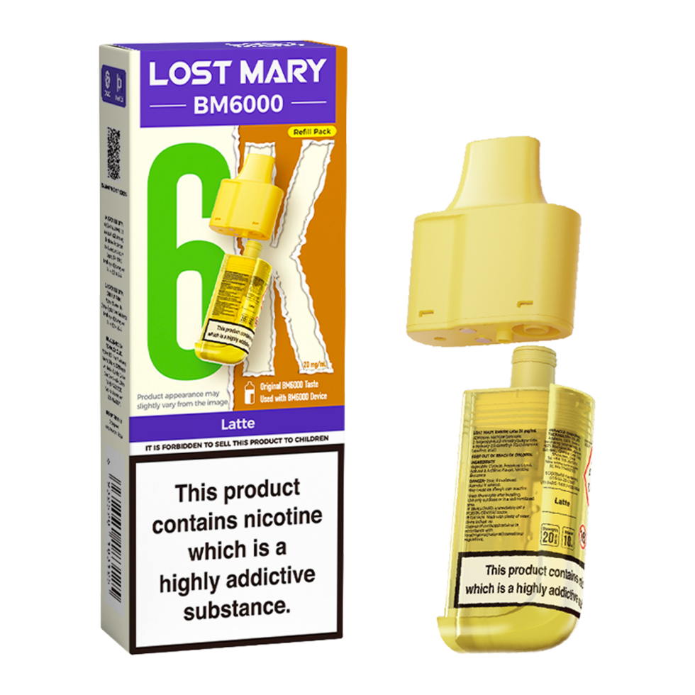 Lost Mary BM6000 Replacement Pods Pk of 5 Lost Mary