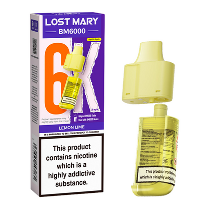Lost Mary BM6000 Replacement Pods Pk of 5 Lost Mary