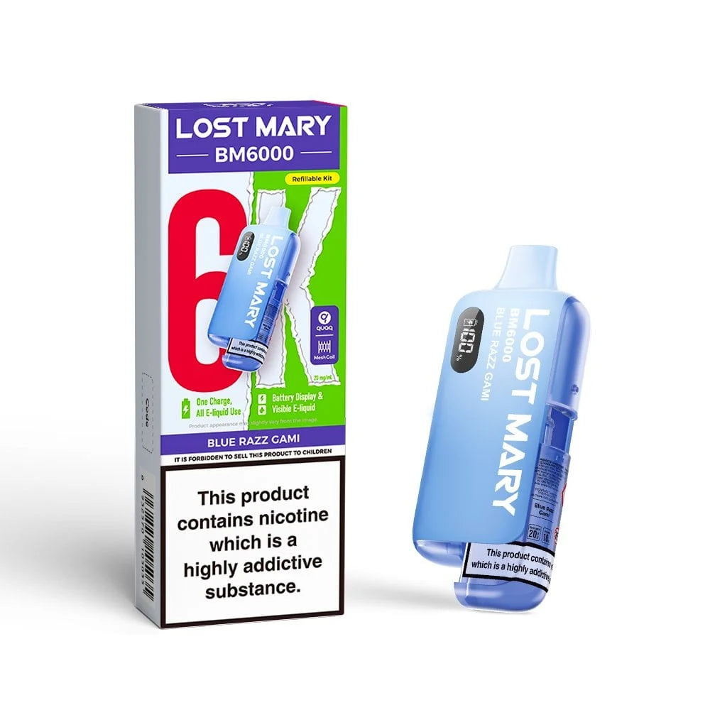 Lost Mary BM6000 Prefilled Vape Pod Kit Pk of 5 Lost Mary