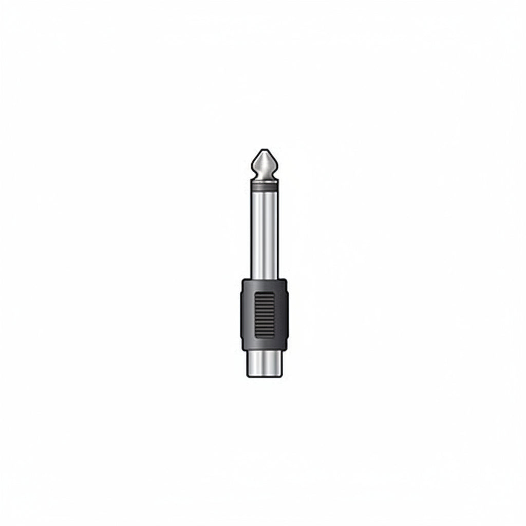 6.3mm Mono Jack Plug TO RCA Phono Socket (Pk of 5) by My Store