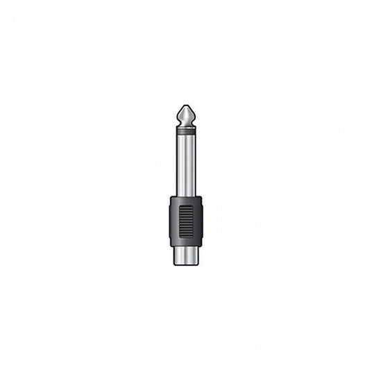 6.3mm Mono Jack Plug TO RCA Phono Socket (Pk of 5) by My Store