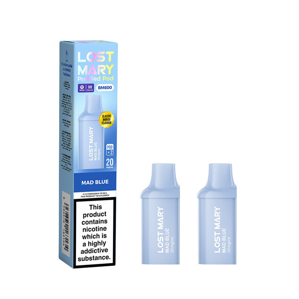 Lost Mary BM600 Replacement Pods 2's Pk of 10 2x10 Lost Mary