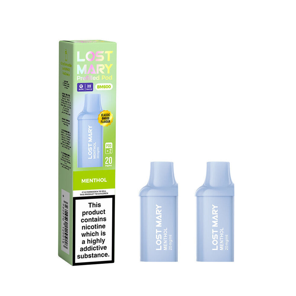 Lost Mary BM600 Replacement Pods 2's Pk of 10 2x10 Lost Mary